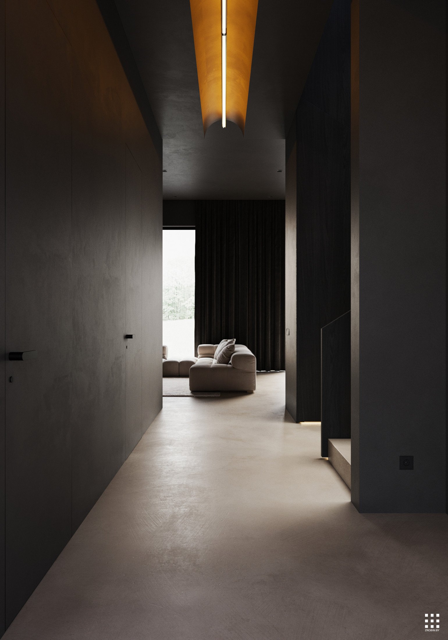 Дизайн дома INVERTED INTERIOR от «ZROBIM architects»