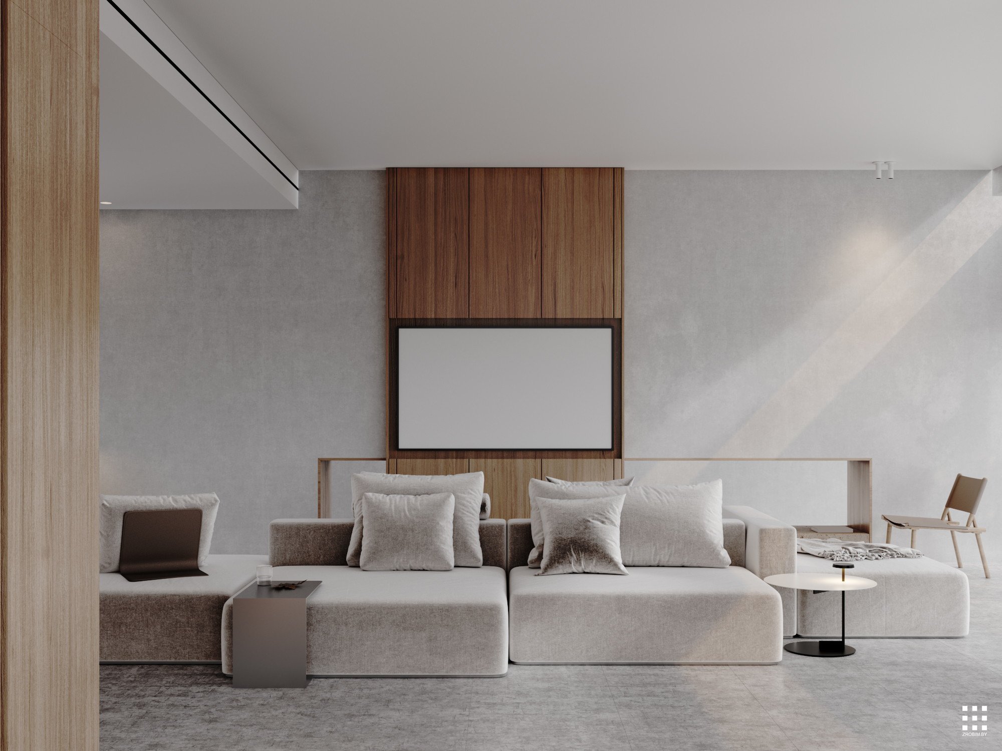 Дизайн дома Istrinsky Beach interior от «ZROBIM architects»