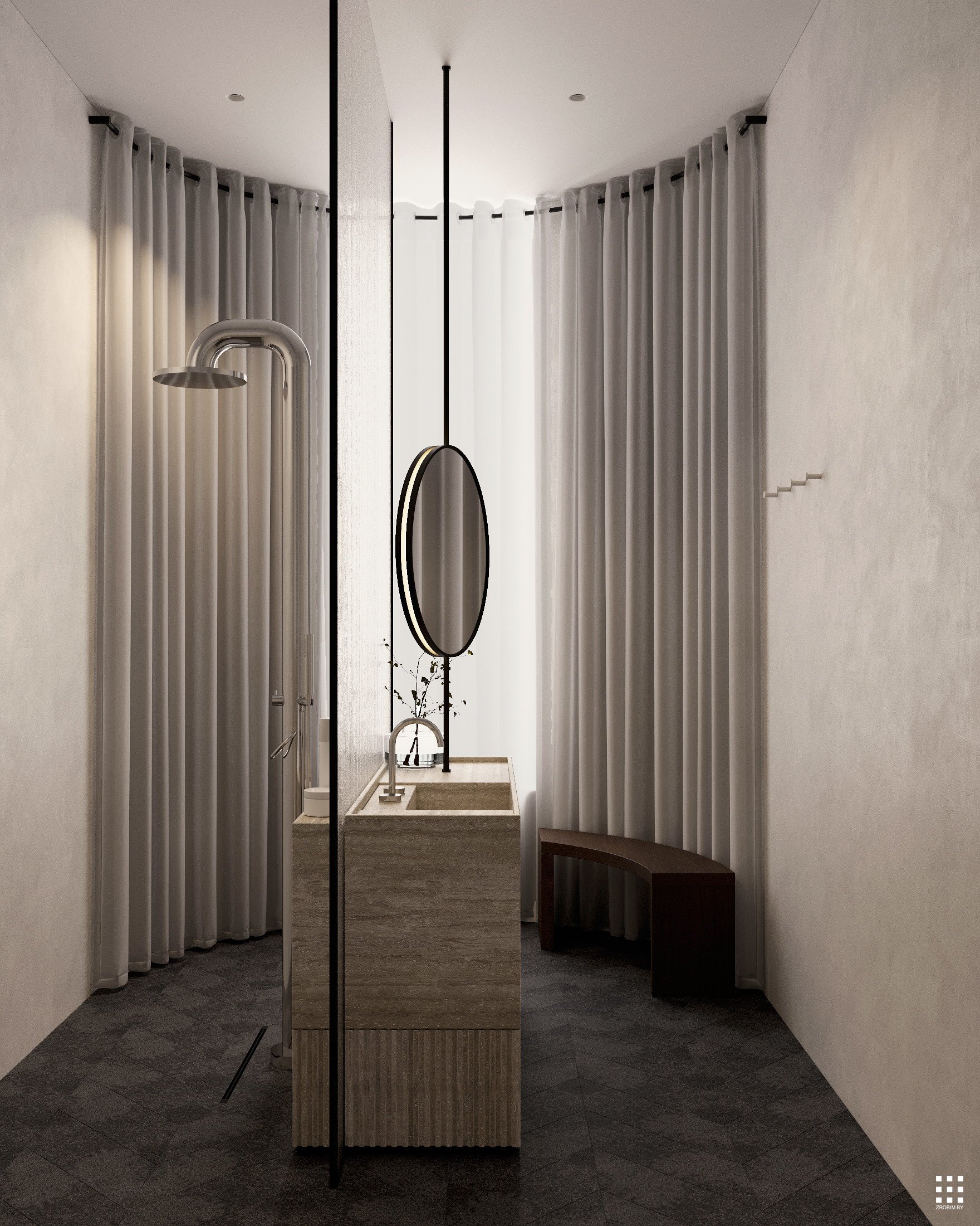 Дизайн дома 2000 RECONSTRUCTION INTERIOR от «ZROBIM architects»