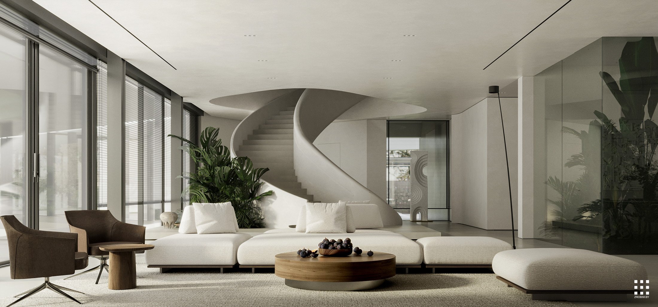 Дизайн дома AZURE RESIDENCE INTERIOR от «ZROBIM architects»