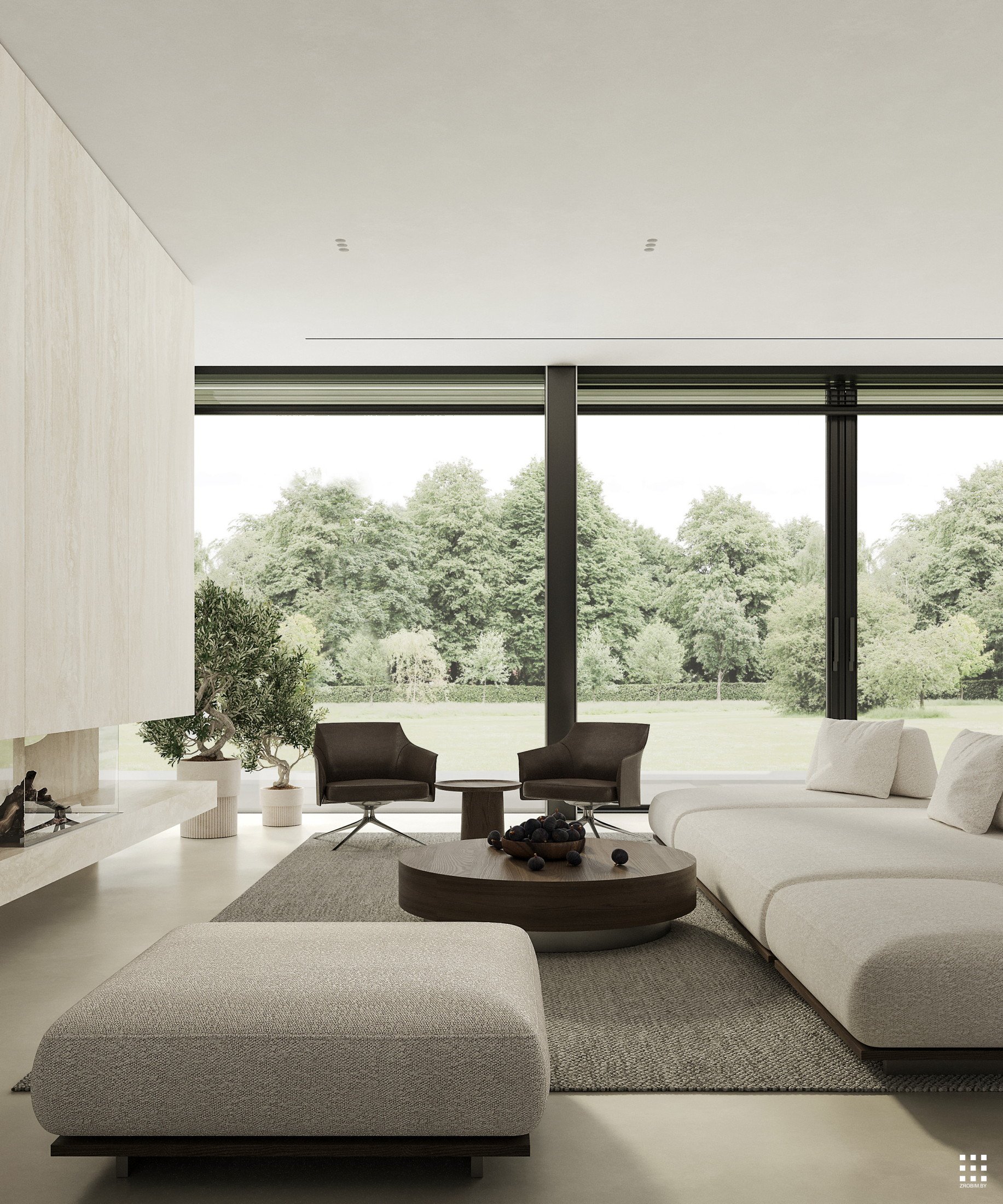Дизайн дома AZURE RESIDENCE INTERIOR от «ZROBIM architects»