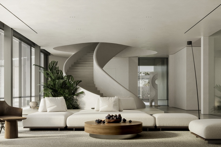 Дизайн дома AZURE RESIDENCE INTERIOR от «ZROBIM architects»